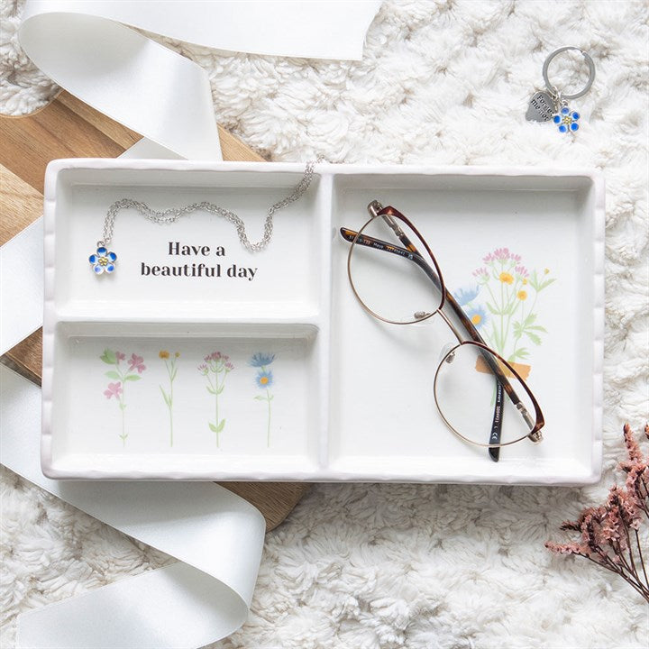 Have a Beautiful Day – Floral Trinket Tray