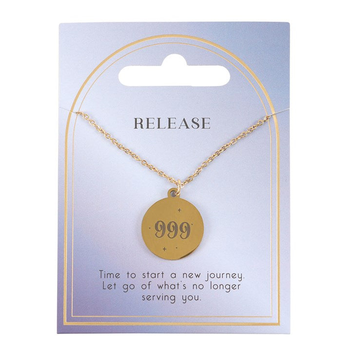 New Beginnings – 999 Angel Number Release Necklace