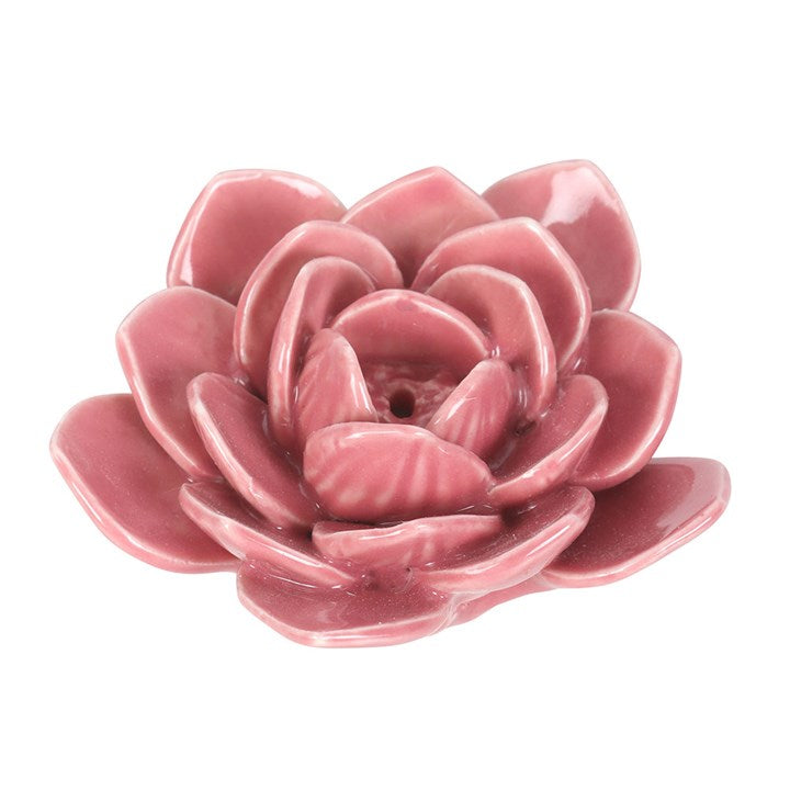 Pink Water Lily Incense Stick Holder – Elegance & Serenity