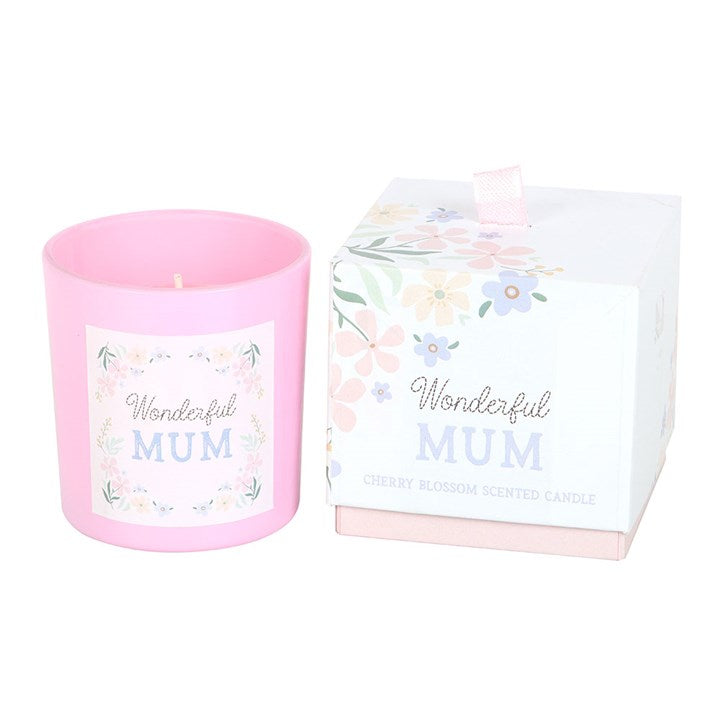 Wonderful Mum Cherry Blossom Candle β A Gift of Love & Appreciation