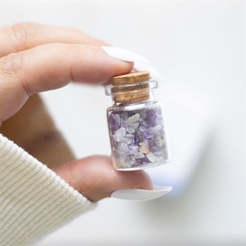 A Little Jar of Calm – Amethyst Crystal Chips