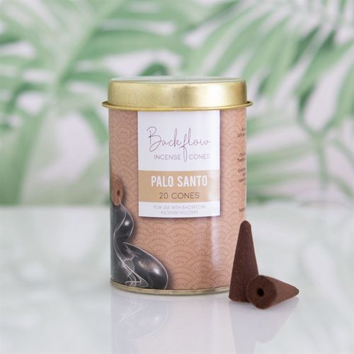 Elements Sacred Palo Santo Jumbo Backflow Incense Cones – 6 Tins