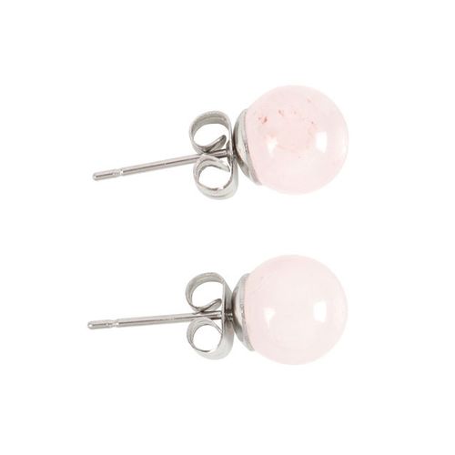 Love & Light – Rose Quartz Crystal Earrings