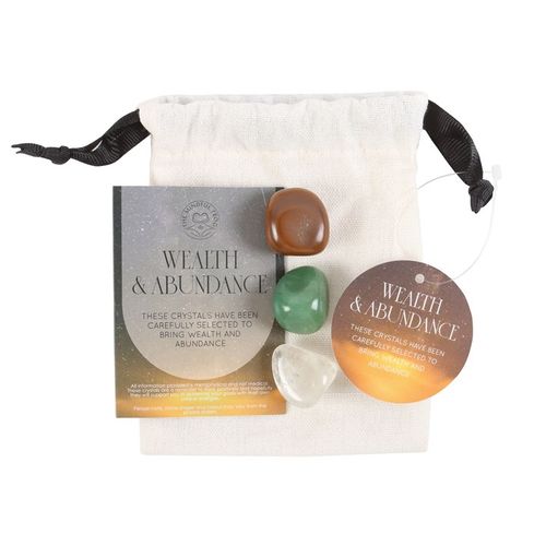 Wealth & Abundance Crystal Healing Set – Prosperity & Success