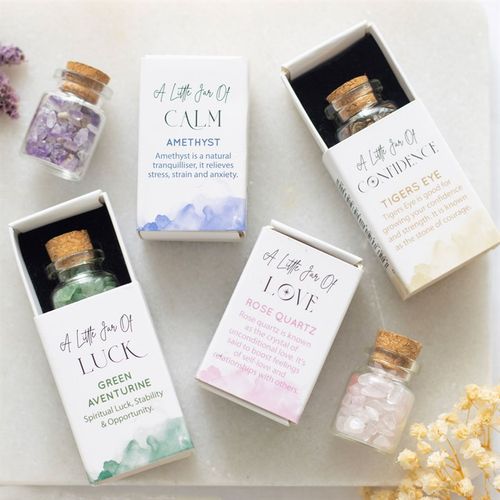 A Little Jar of Calm – Amethyst Crystal Chips