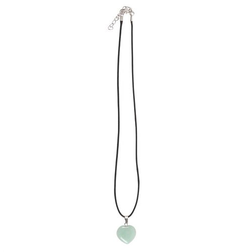 Abundance Heart – Green Aventurine Healing Necklace