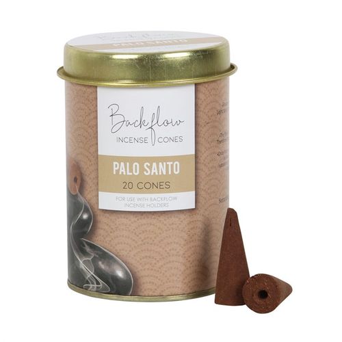 Elements Sacred Palo Santo Jumbo Backflow Incense Cones – 6 Tins