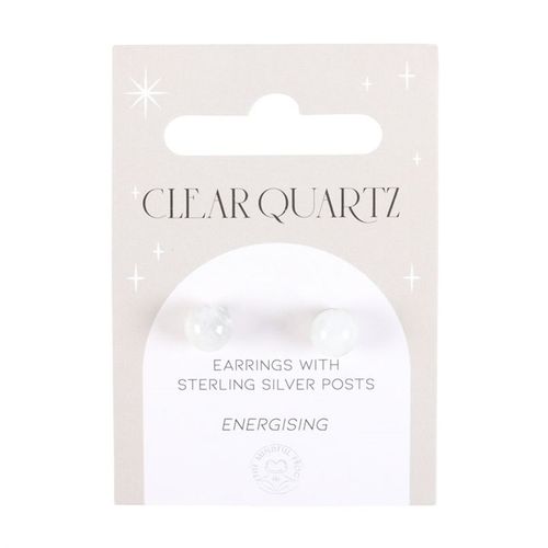 Clarity Studs – Clear Quartz Crystal Earrings