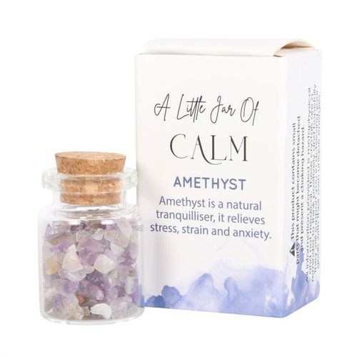 A Little Jar of Calm – Amethyst Crystal Chips