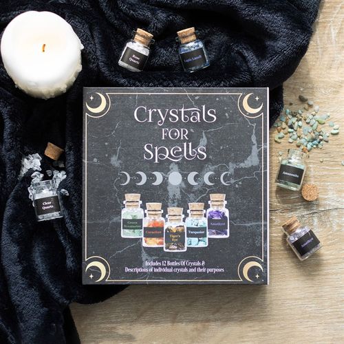 Mystical Spellwork – Crystal Chip Bottle Gift Set