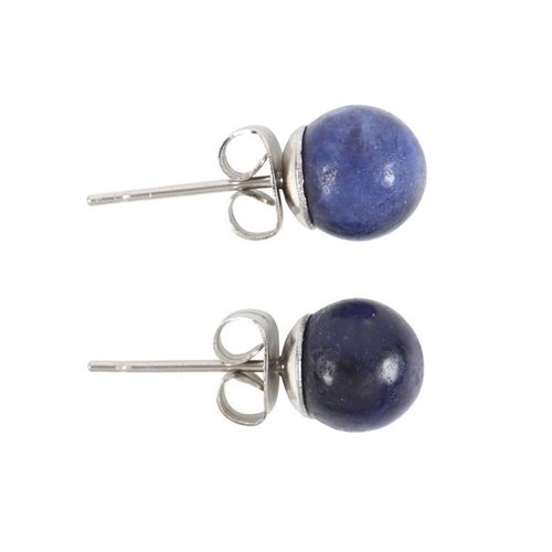 Wisdom & Expression – Sodalite Crystal Earrings