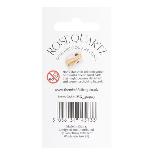 The Magic Within – Rose Quartz Crystal Keyring
