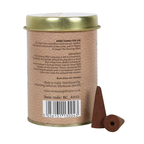 Elements Sacred Palo Santo Jumbo Backflow Incense Cones – 6 Tins