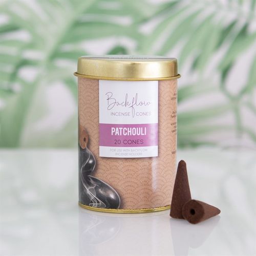 Elements Patchouli Essence Jumbo Backflow Incense Cones – 6 Tins