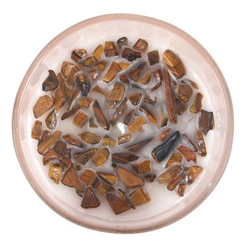 Full Moon Manifestation Candle – Eucalyptus & Tiger's Eye