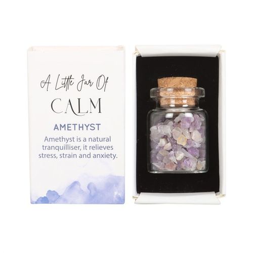 A Little Jar of Calm – Amethyst Crystal Chips