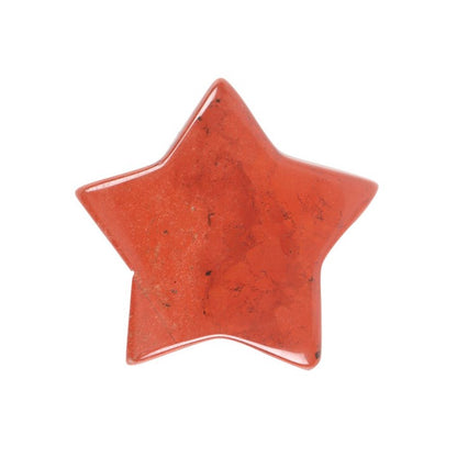 Red Jasper Crystal Star in a Velvet Bag