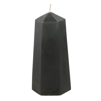 Guardian Shield – Black Obsidian Protection Crystal Candle
