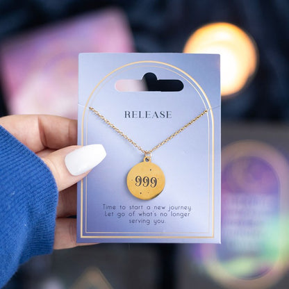 New Beginnings – 999 Angel Number Release Necklace