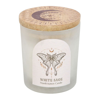 Luna Glow – Manifestation Candle with Clear Quartz