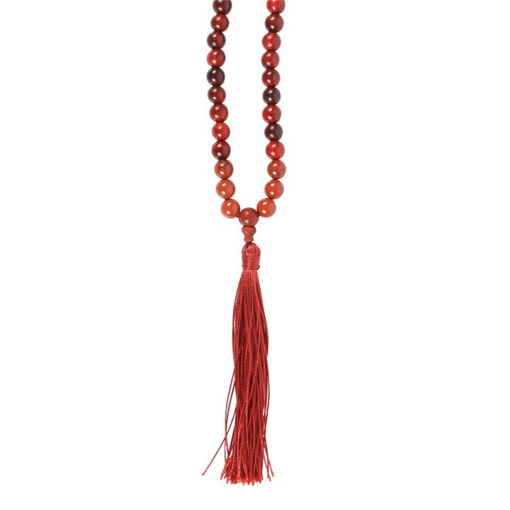 Terra Mala – Rosewood & Red Jasper Grounding Necklace