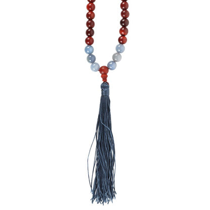 Truthflow Mala – Rosewood & Sodalite Communication Necklace