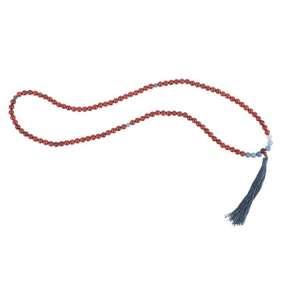 Truthflow Mala – Rosewood & Sodalite Communication Necklace
