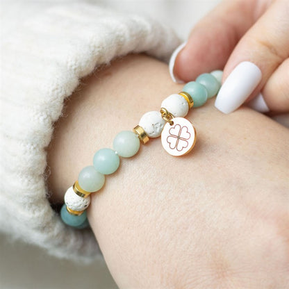 Prosperity Flow – Amazonite Abundance Essential Oil Bracelet