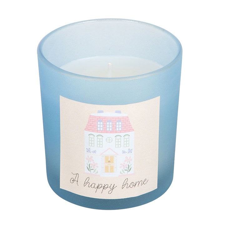 A Happy Home – Fresh Linen Scented Candle"