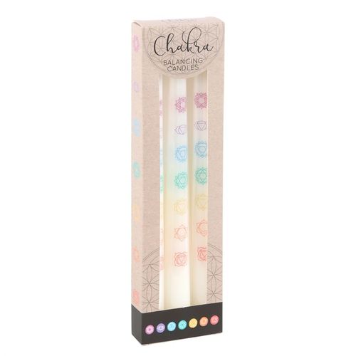 Chakra Harmony Taper Candles-Set of 3