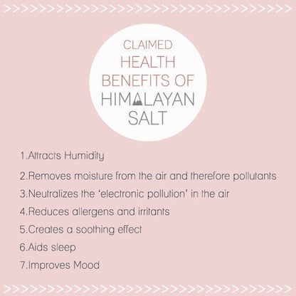 Natural Air Purifier & Wellness Essential Himalayan Salt Lamp