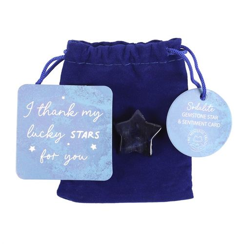 "Lucky Stars" – Sodalite Crystal Star in a Bag