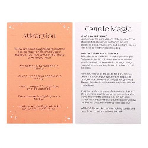 Magnetic Attraction Spell Candles-Set of 12