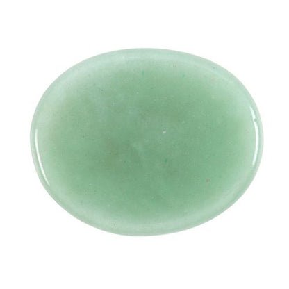 Good Luck Green Aventurine Palm Stone – Prosperity & Positivity