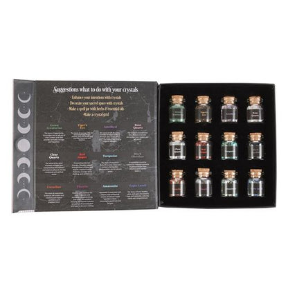 Mystical Spellwork – Crystal Chip Bottle Gift Set