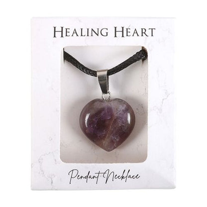 Serenity Heart – Amethyst Healing Necklace