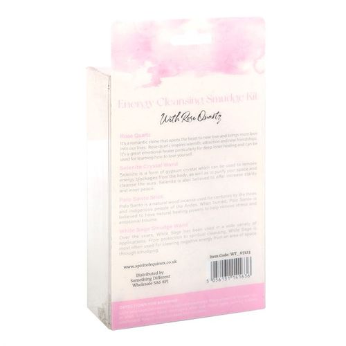 Sacred Love – Smudge Kit with Rose Quartz Crystal