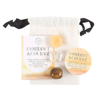 Confidence & Courage Crystal Trio – Empowerment & Positivity Set