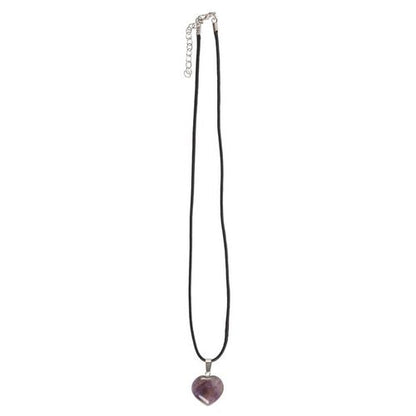 Serenity Heart – Amethyst Healing Necklace