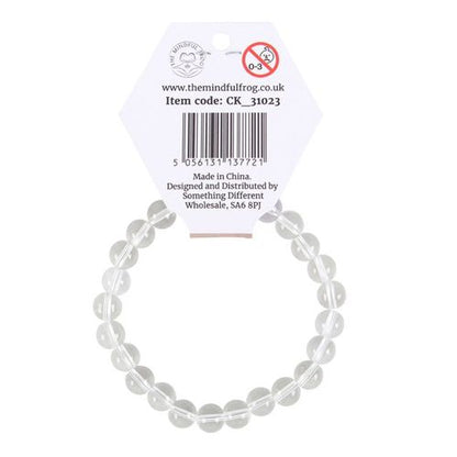 Aurora’s Light – Clear Quartz Crown Chakra Bracelet