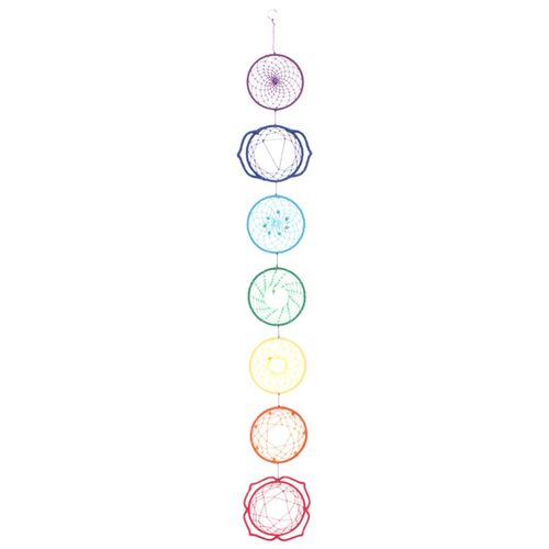 Energize & Align – Chakra Dreamcatcher Wall Hanging