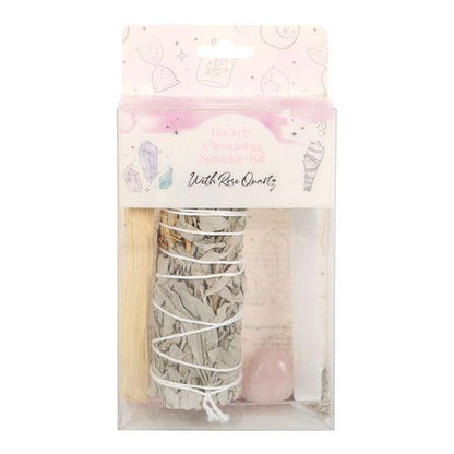 Sacred Love – Smudge Kit with Rose Quartz Crystal