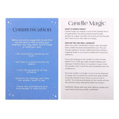 Clarity & Communication Spell Candles-Set of 12