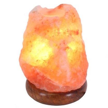 Natural Ionizer & Essential Oil Diffuser-Himalayan Salt Aroma Lamp