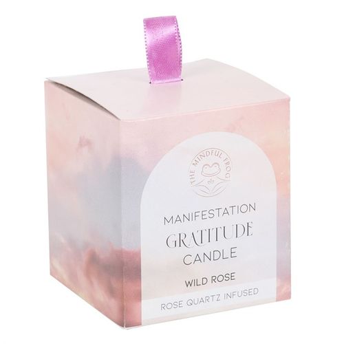 Gratitude Glow – Wild Rose & Rose Quartz Candle