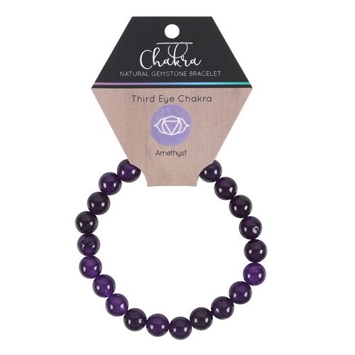 Athena’s Vision – Amethyst Third Eye Chakra Bracelet