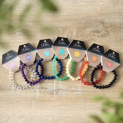 Aurora’s Light – Clear Quartz Crown Chakra Bracelet