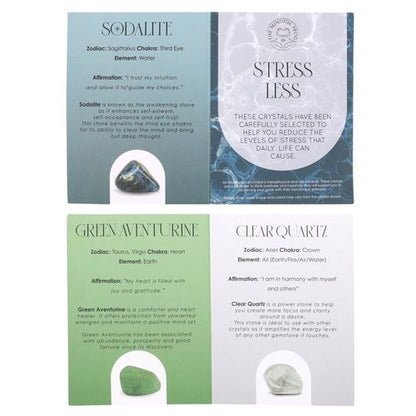 Stress Less Crystal Healing Set – Serenity & Balance