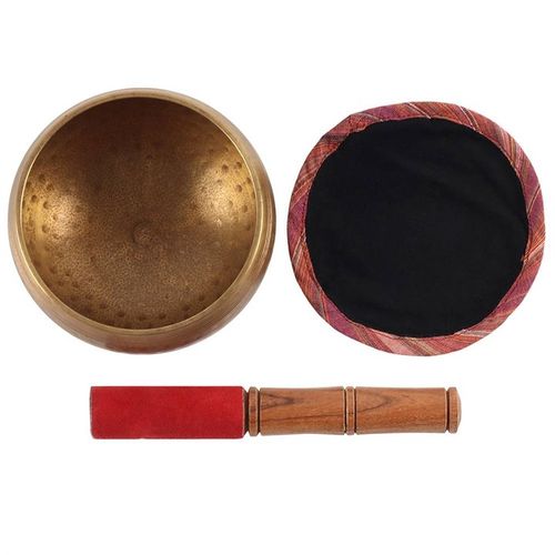 Celestial Harmony – 12cm Beaten Brass Singing Bowl