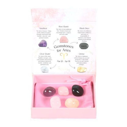 Aries Zodiac Crystal Set – Strength & Clarity